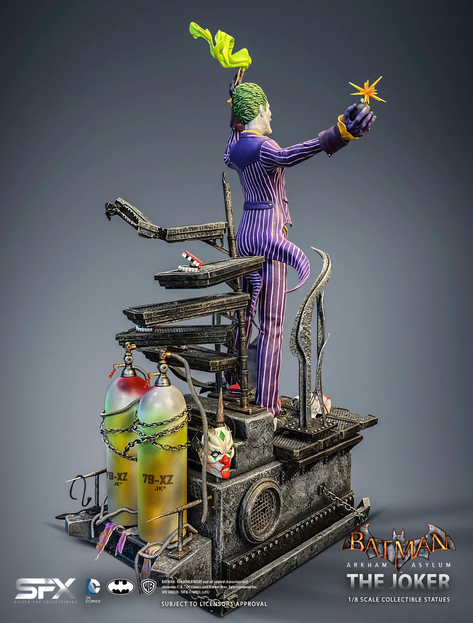 The Joker Arkham Asylum 1:8 Scale Limited Edition Collector Art Statue