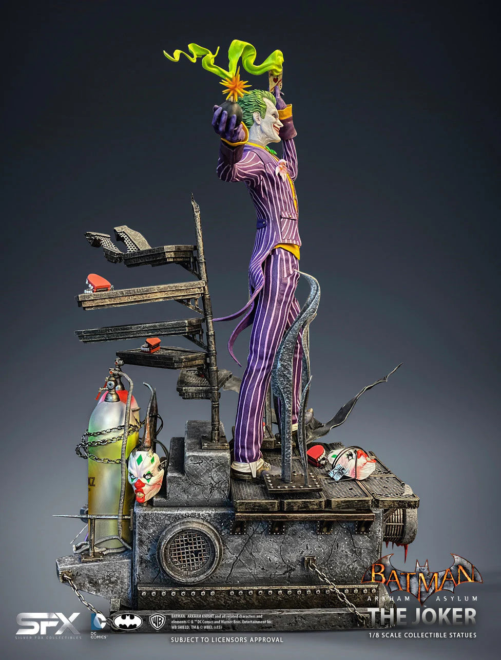 The Joker Arkham Asylum 1:8 Scale Limited Edition Collector Art Statue