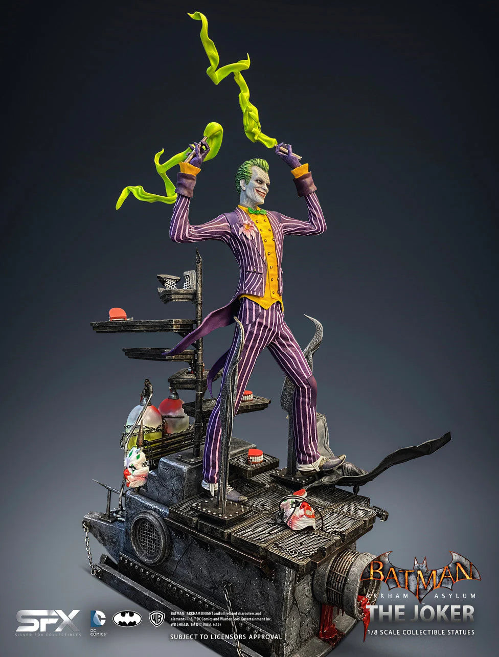 The Joker Arkham Asylum 1:8 Scale Limited Edition Collector Art Statue